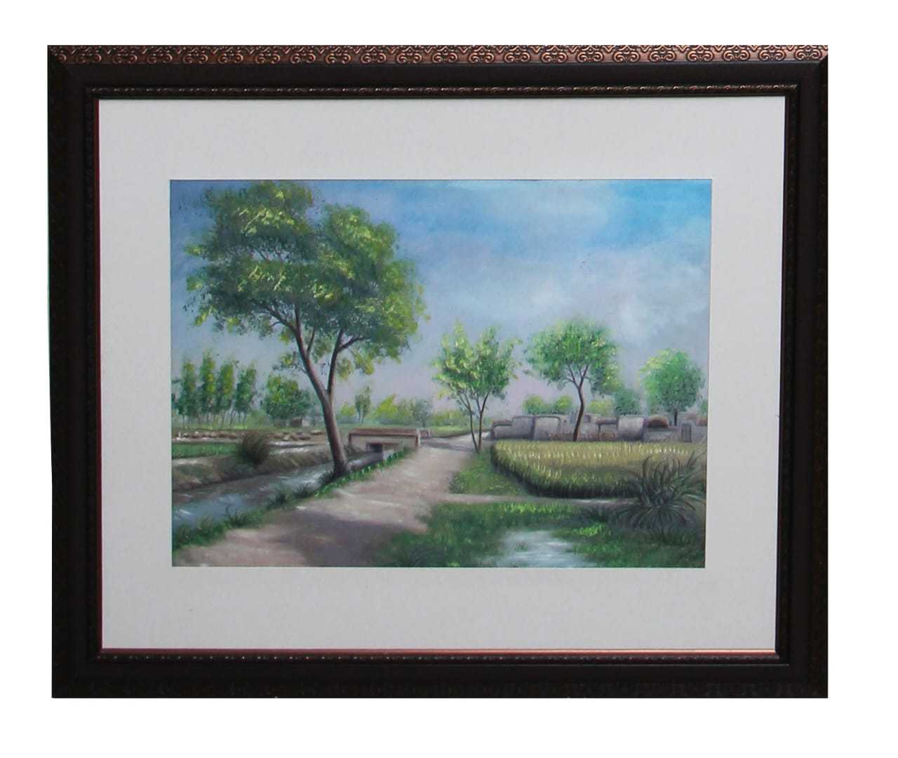 Solace in Shade Impressionist Painting